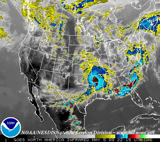 Conus infrared satellite