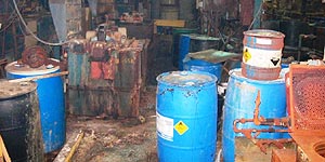 Barrels of Chemical Waste