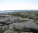 Photo of bedrock along the coast of Hudson Bay, Canada.