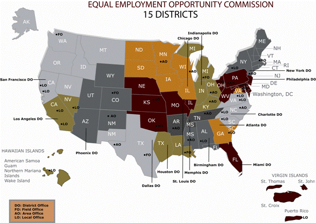 Map of Field Offices