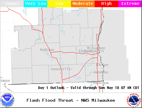 local flash flooding outlook graphic