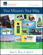 cover of the GSA Global Supply 2009 Environmental Products Catalog