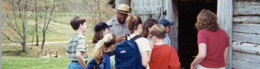 Ranger leading an education program.