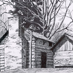 Sketch of Washington's Birthplace