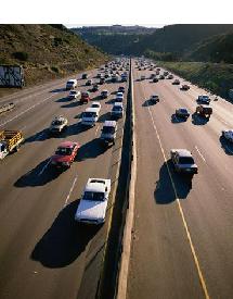 Image of cars on the highway