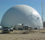 Dome-type storage building