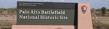 Entrance sign, Palo Alto Battlefield.