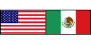 U.S. and Mexico flags