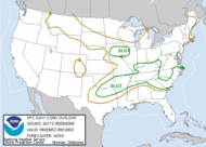 Current Day 1 Convective Outlook graphic and text - click to enlarge