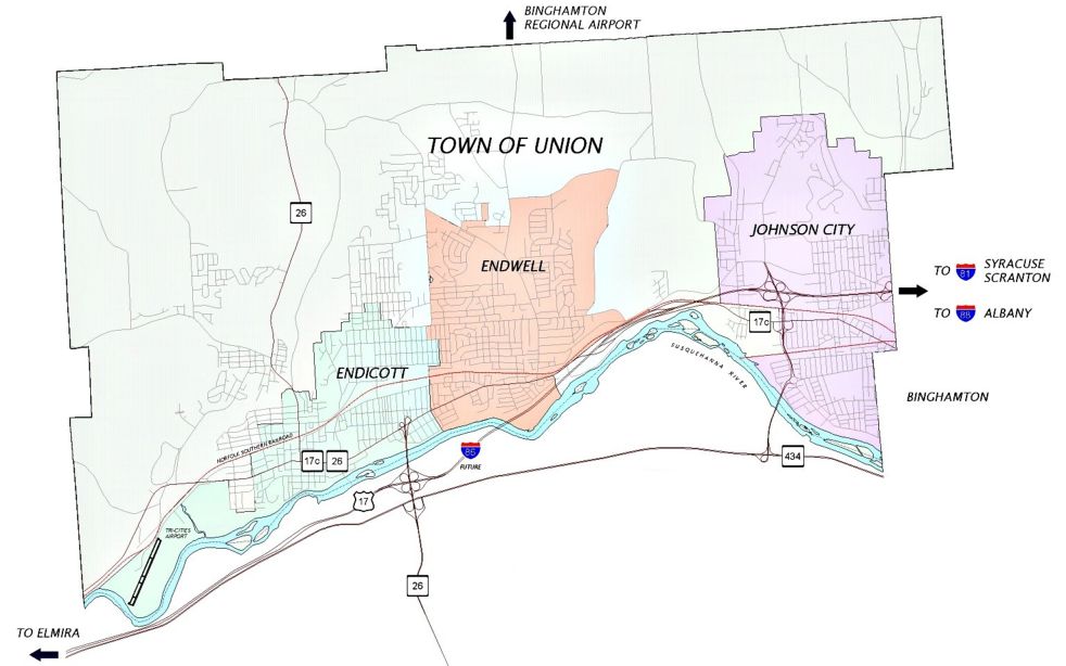 Town of Union Map