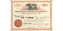 Fr. Bouchu sold one share of the San Juan Ditch Company in 1906 for $10.00.