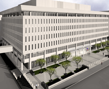 Illustration of renovated Burger U.S. Courthouse, St. Paul