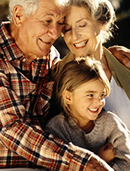 Grandparents with child