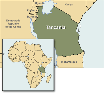 Map of Tanzania