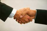 Photo of shaking hands