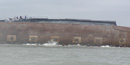 Fort Sumter as seen from the water.