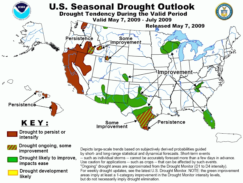 U.S. Seasonal Drought Outlook