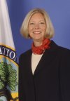 Color photo of Diane Auer Jones, Assistant Secretary for Postsecondary Education