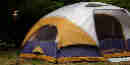 a picture of a tent in the Greenbelt Park campground