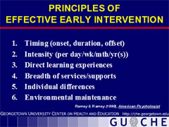 Link - to powerpoint presentation: Principles to Help Guide Next Generation Interventions: Some Examples from Randomized Controlled Trials Concerning School Readiness