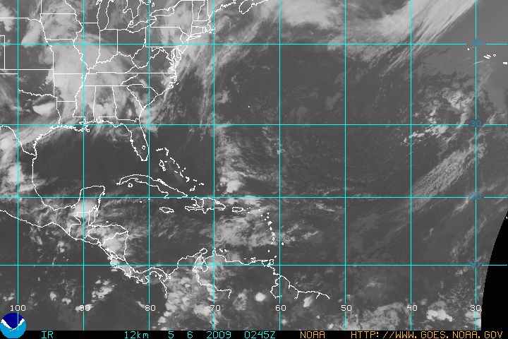 Latest Tropical Atlantic IR image - click to enlarge
