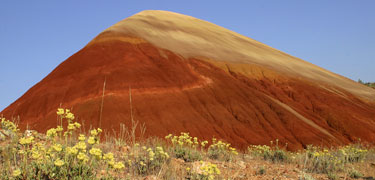 Image of redhill at the painted hills.