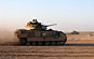 Image of tank on range.