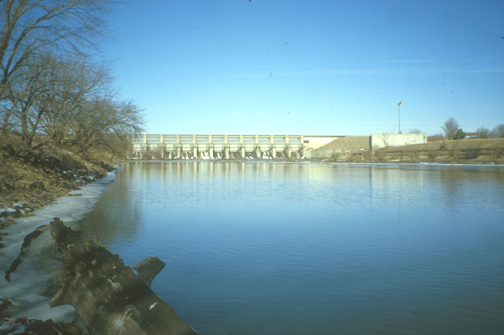 John Redmond Dam on the 
Neosho River near Burlington.