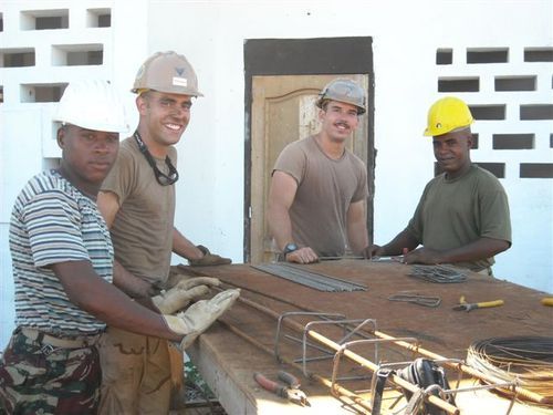 SeaBees construction site (Comoros February 28)