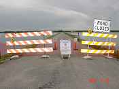 Swan Pond Road, in Jackson County, Illinois, was closed and informational signs posted to protect nesting least terns. 