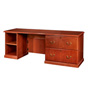Baritone 85 in. Right-Hand Lateral Files and Open Shelves Credenza