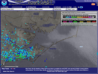 NOAA nowCOAST display