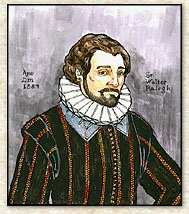 Sir Walter Raleigh by Vicki Wallace