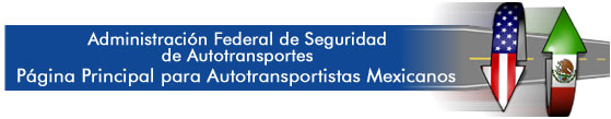 Gráfica cabecera de la FMCSA