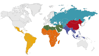 USTDA Regional Map