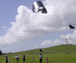 kite flying at the Wright Brothers National Memorial