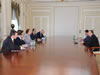 USAID Administrator and Director of U.S. Foreign Assistance Henrietta H. Fore (third from left) meets with President of Azerbaijan Republic Ilham Aliyev (right).