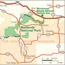 Section of the Badlands Region Map