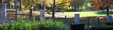 View of memorial