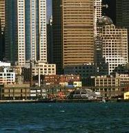 Photo of buildings near Puget Sound