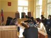 Kazakhstan's judges get a first-hand look at the juror box during meetings with Russian judges