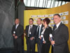 All award recipients with Minister of Public Administration and Local Self-Government Milan Markovic (center).