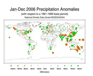 Global Precipitation Anomalies dotmap