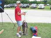 A Great Catch!  Kids' Fishing Derby June 7, 2008, Tishomingo NFH, Oklahoma.  Photo by Staff.