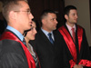 Recent graduates of the Legal Clinic Course at the University of Prishtina, originally developed under USAID/Kosovo's Legal Profession Development Initiative.