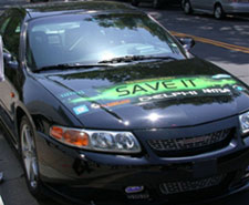 Picture of SAVE-IT Phase I Demonstration Vehicle, Washington, DC, May 2004