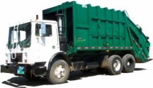 Image of a waste disposal vehicle