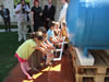 Arilje's kindergarten children celebrate the arrival of the USAID donated water tanks.