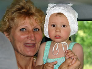 On her second birthday, Nastya, with her grandmother, prepares to go home for the first time