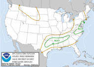 Day 2 Severe Weather Outlook from the SPC